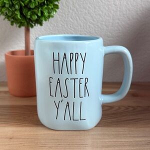 RAE DUNN HAPPY EASTER Y’ALL BABY BLUE MODERN FARMHOUSE COFFEE TEA SPRING MUG